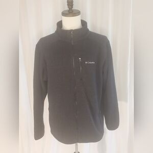 Columbia Men's Omni Wick Full Zip Track Jacket Gray Advanced Evaporation Size L